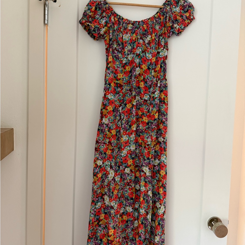 H&M Vibrant Floral Maxi Dress